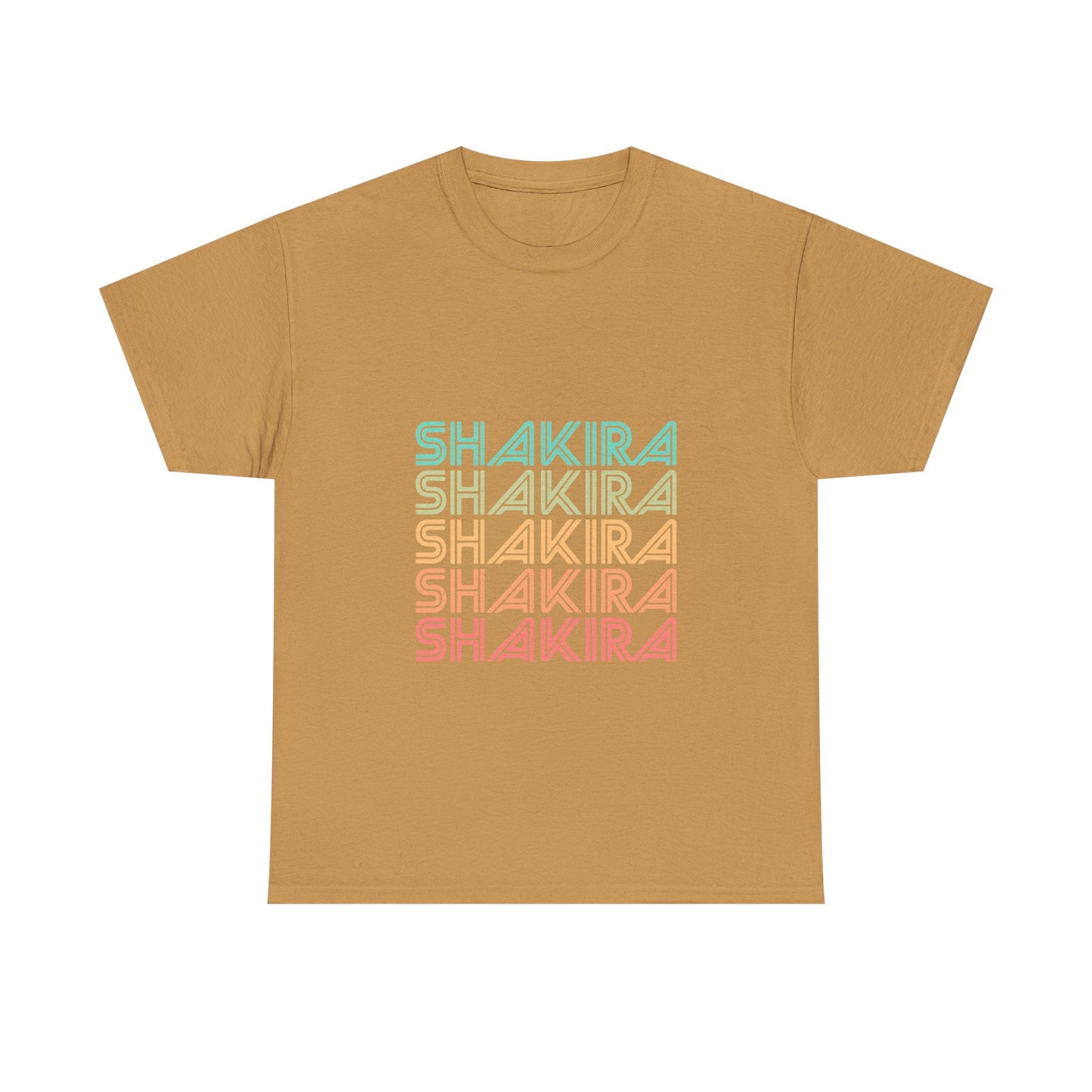 Retro Pop Lines Unisex Heavy cotton tee Printify