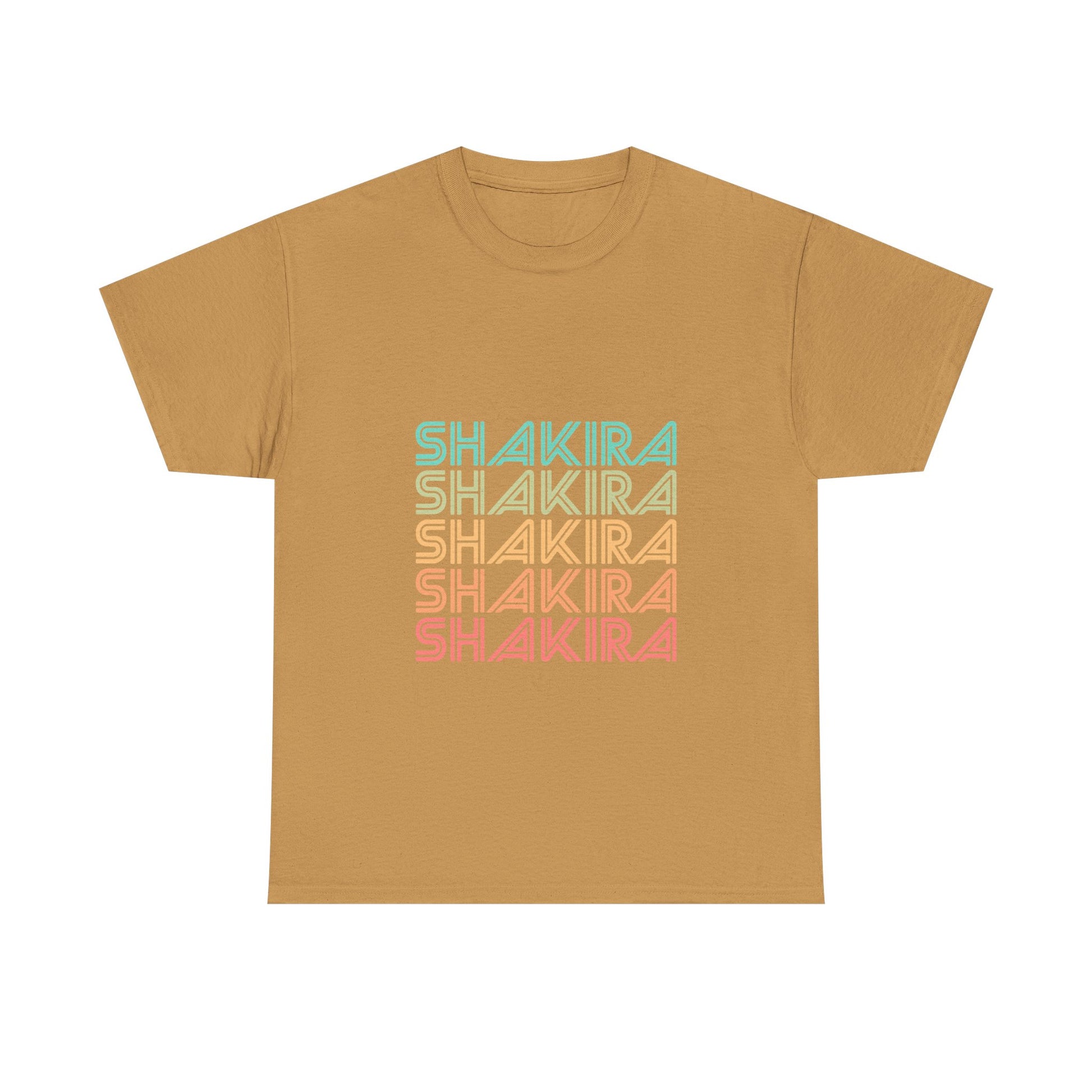 Retro Pop Lines Unisex Heavy cotton tee Printify