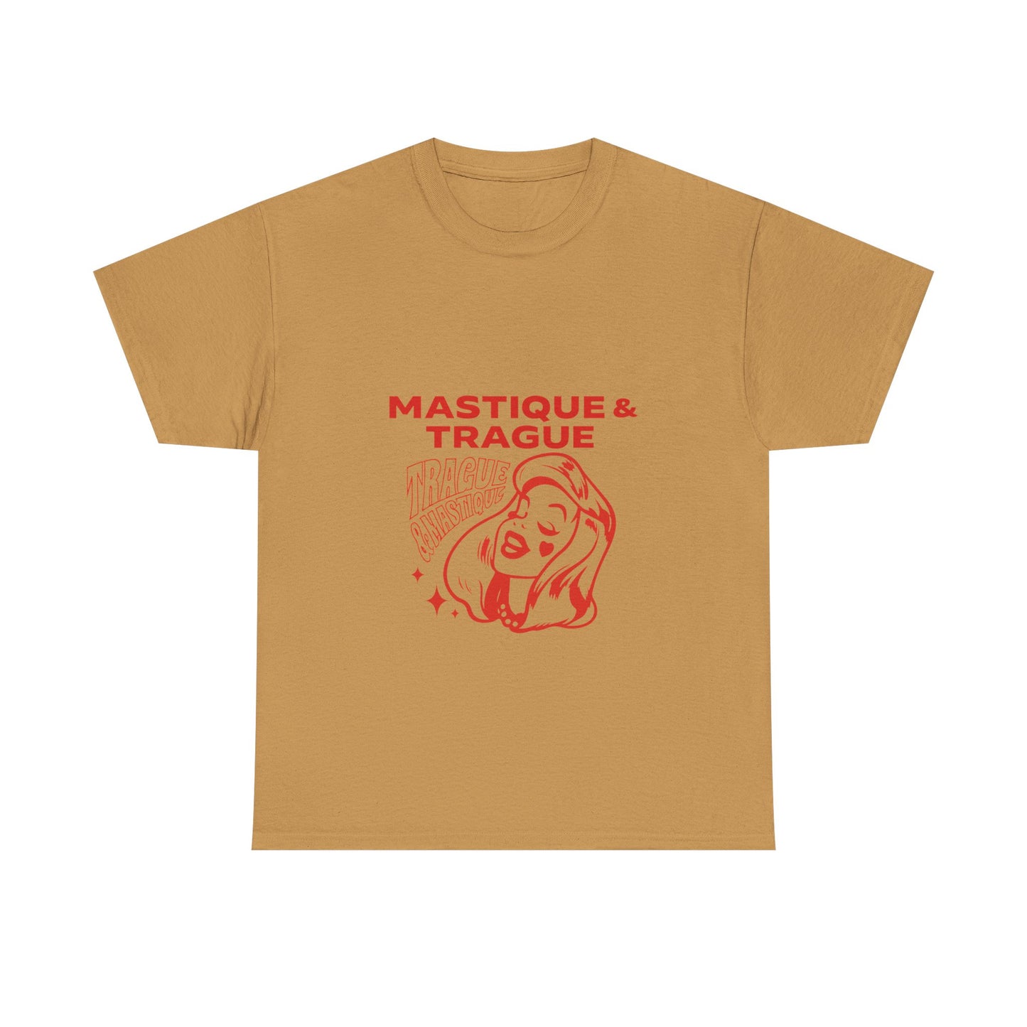 Fierce Femme in Red Unisex Heavy cotton tee Printify