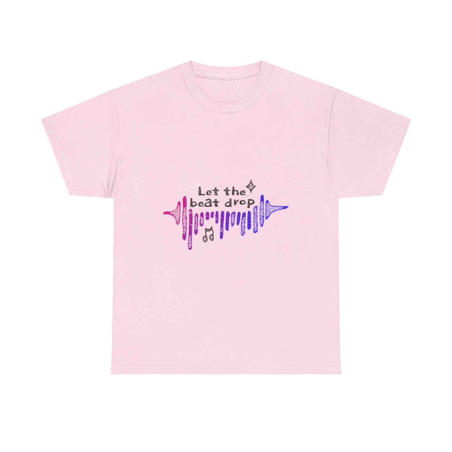 Bold Beats Visualizer Unisex Heavy cotton tee Printify