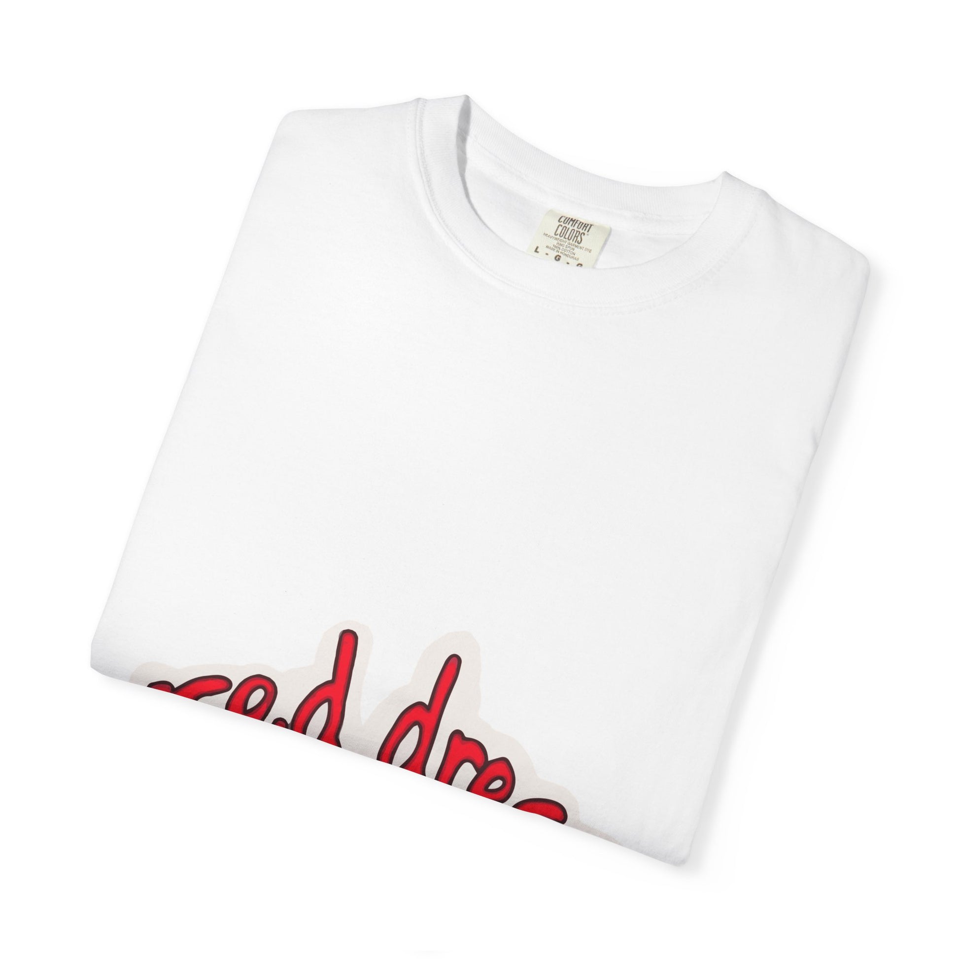 Red Dress Aesthetic Unisex Garment-Dyed T-shirt - snazzymerch