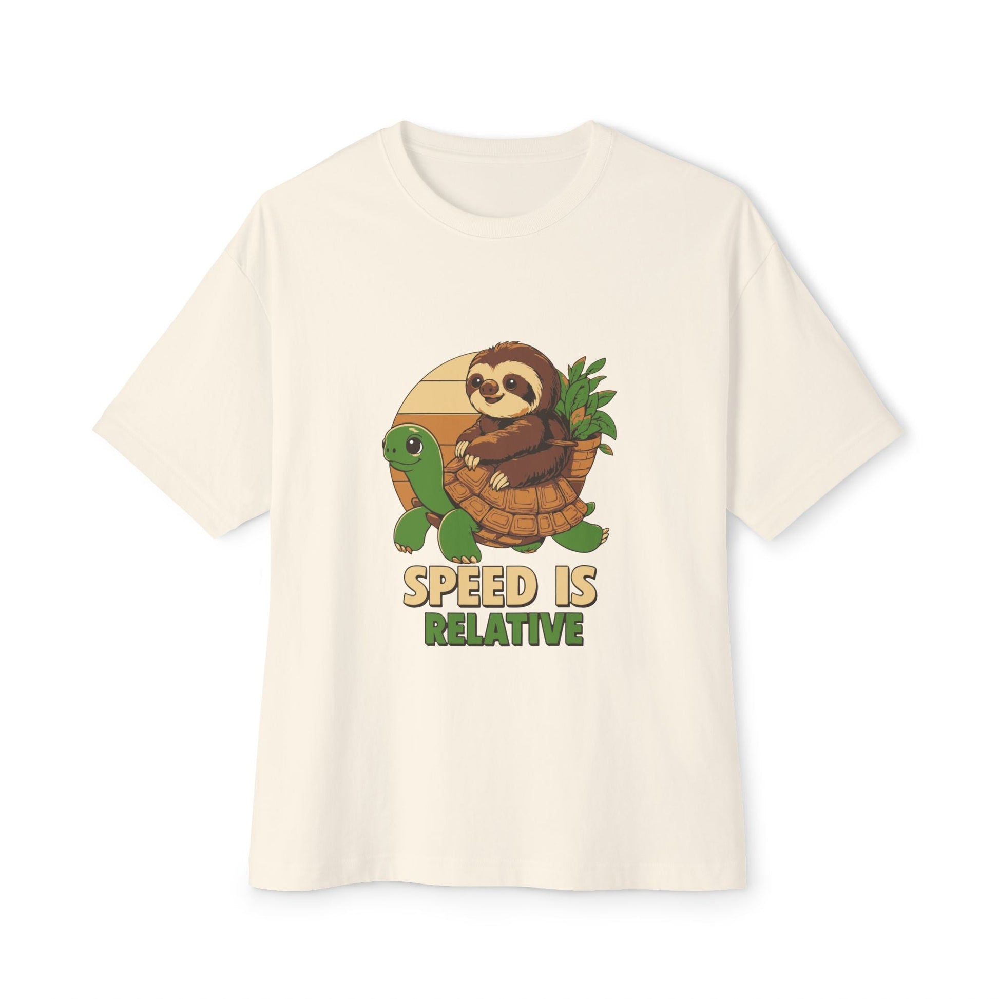 Oversized boxy Tee – Snazzy Speed Edition Printify