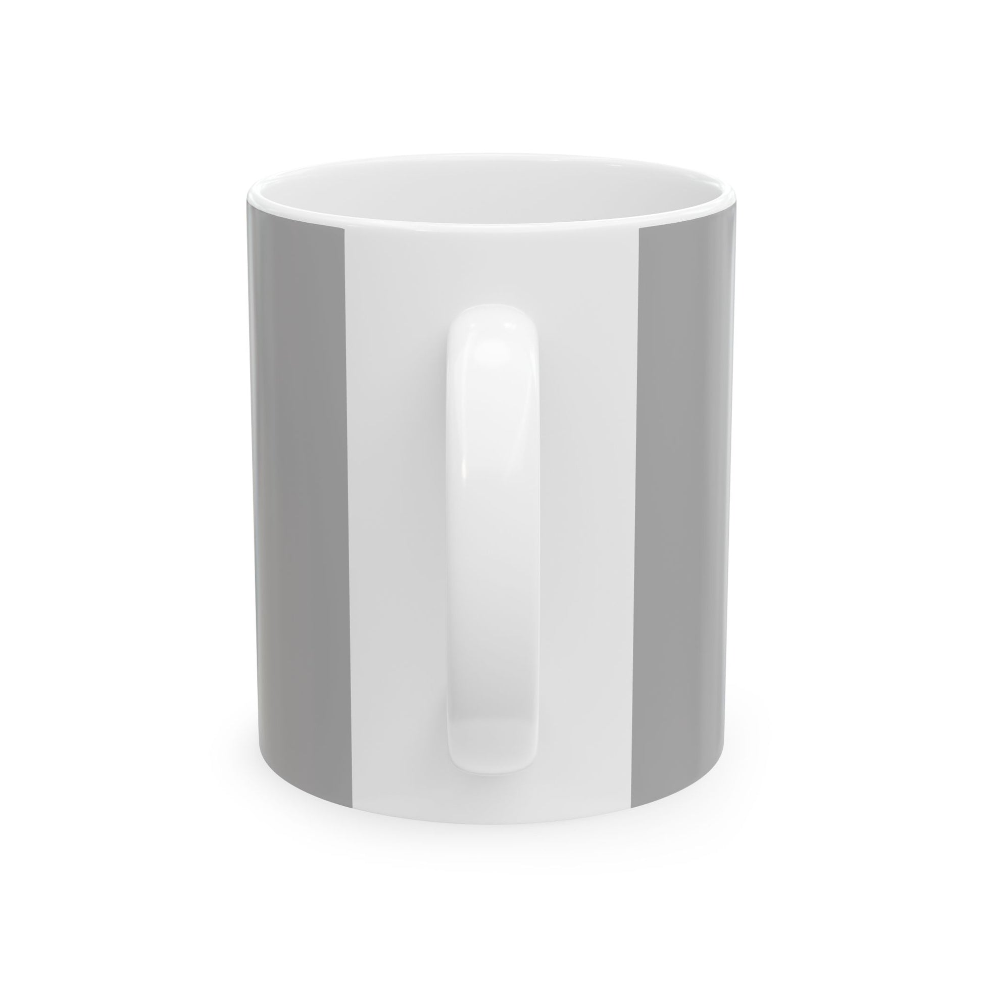 Outline Face Design Ceramic Mug, (11oz, 15oz) - snazzymerch