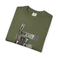 Billie Eilish Inspired Dyed T-shirt – Mixed Message Collage Edition Printify