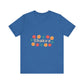 Retro Floral Groove Unisex jersey short sleeve tee Printify