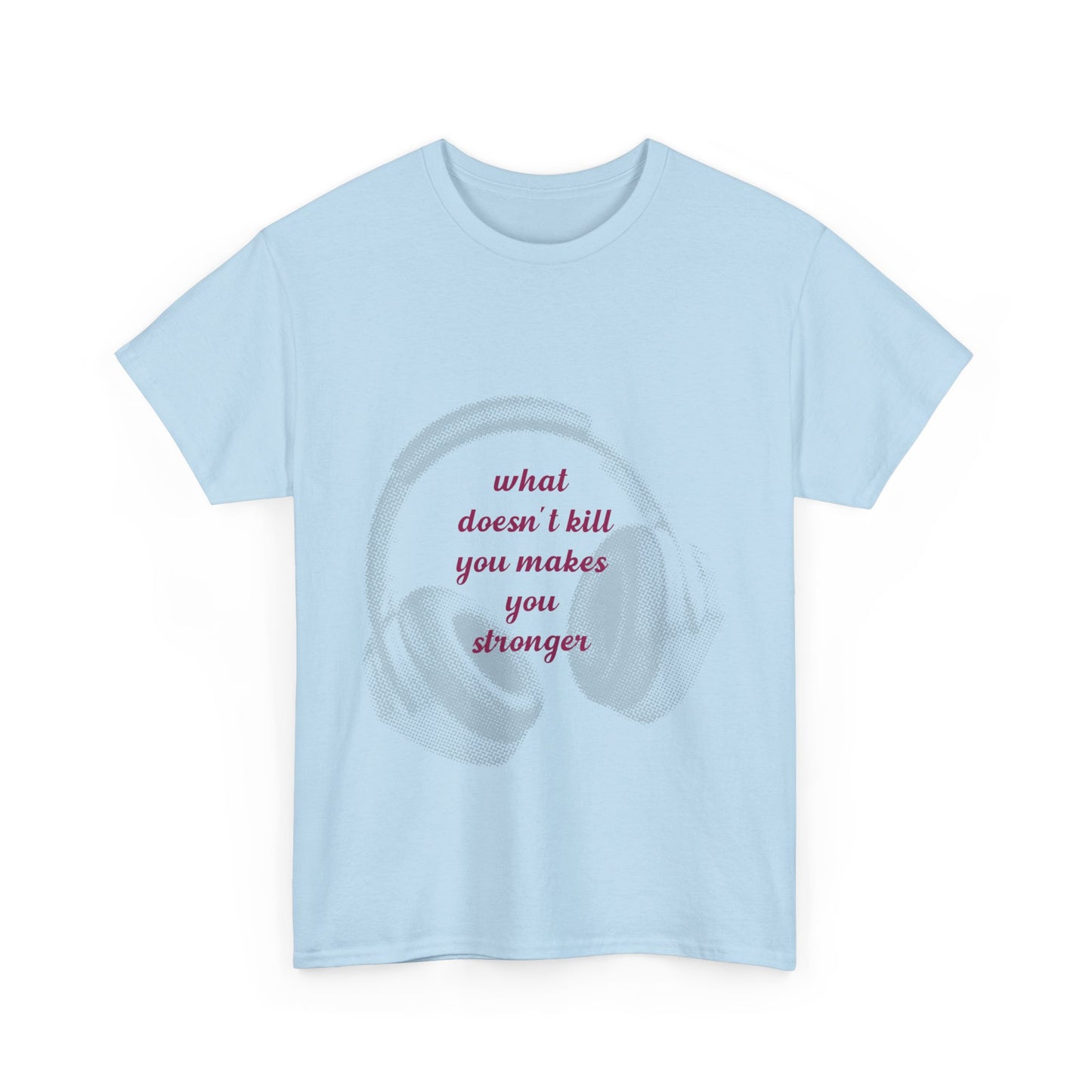 Stronger Soundwaves Unisex Heavy cotton tee Printify