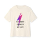 Power Surge Bolt Unisex Oversized Boxy tee Printify