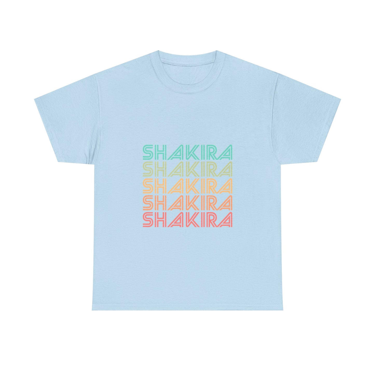 Retro Pop Lines Unisex Heavy cotton tee Printify