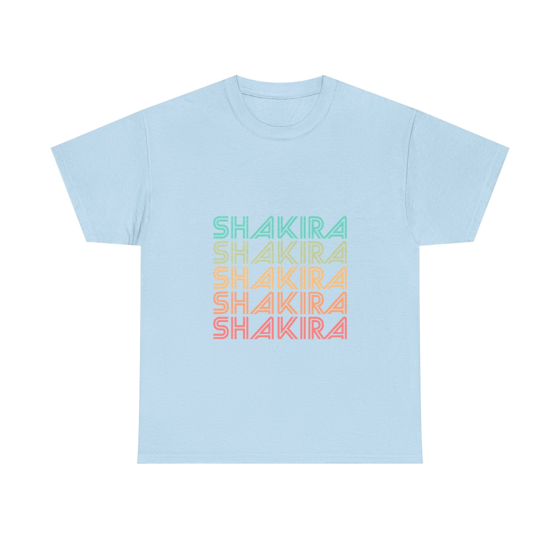 Retro Pop Lines Unisex Heavy cotton tee Printify