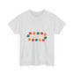Retro Floral Groove Unisex Heavy cotton tee Printify