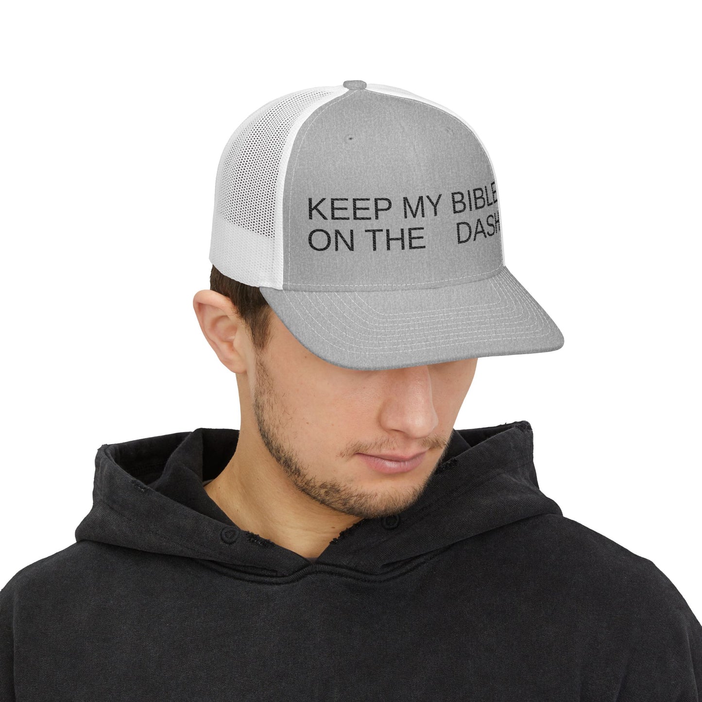 Faith-Inspired Country Snapback Trucker Cap (Embroidery) - snazzymerch