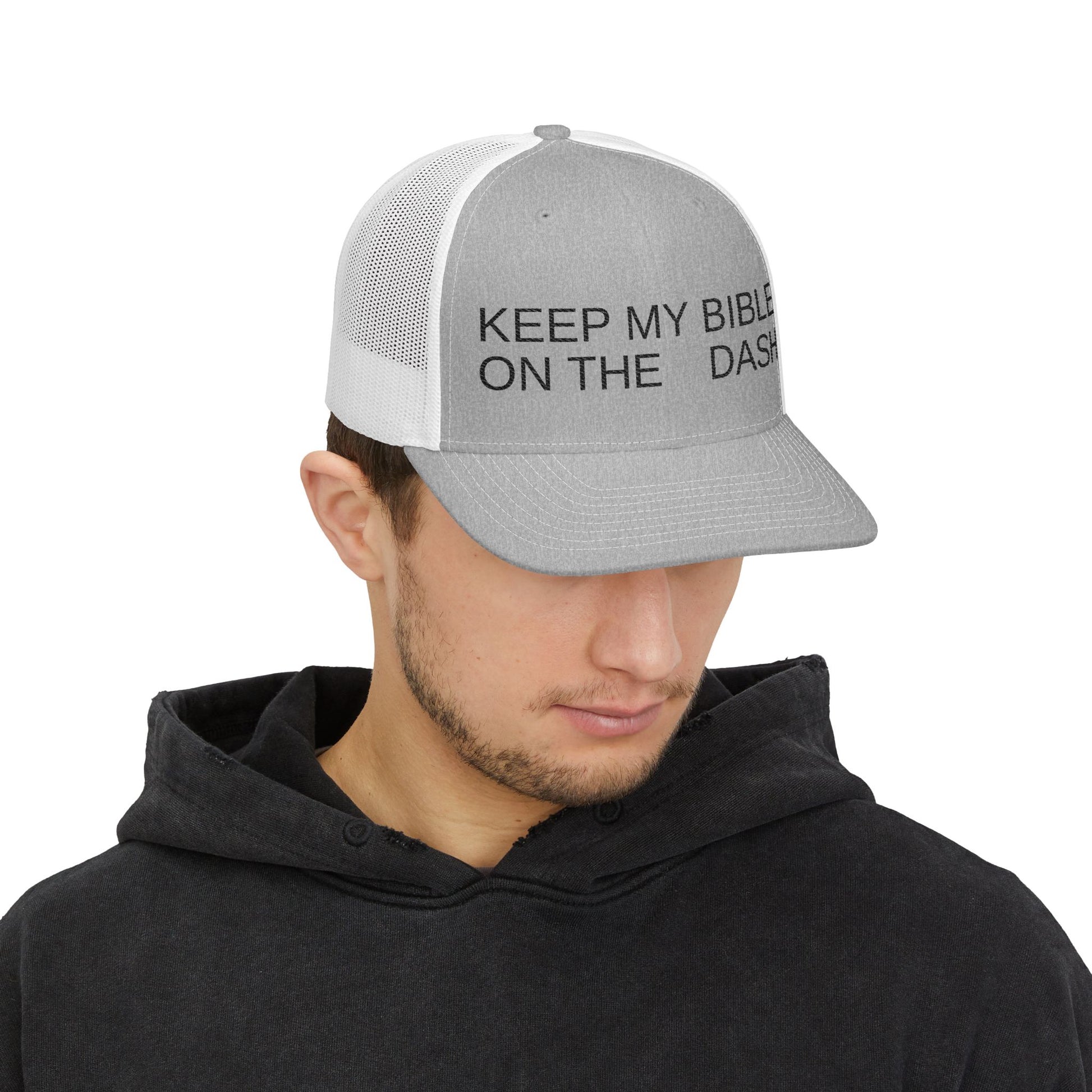 Faith-Inspired Country Snapback Trucker Cap (Embroidery) - snazzymerch