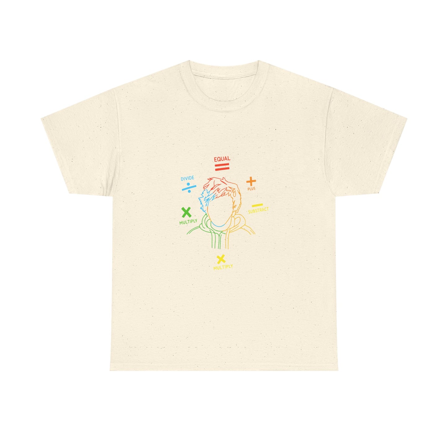 Minimalist Divide Symbol with Brush Unisex Heavy Cotton Tee Printify