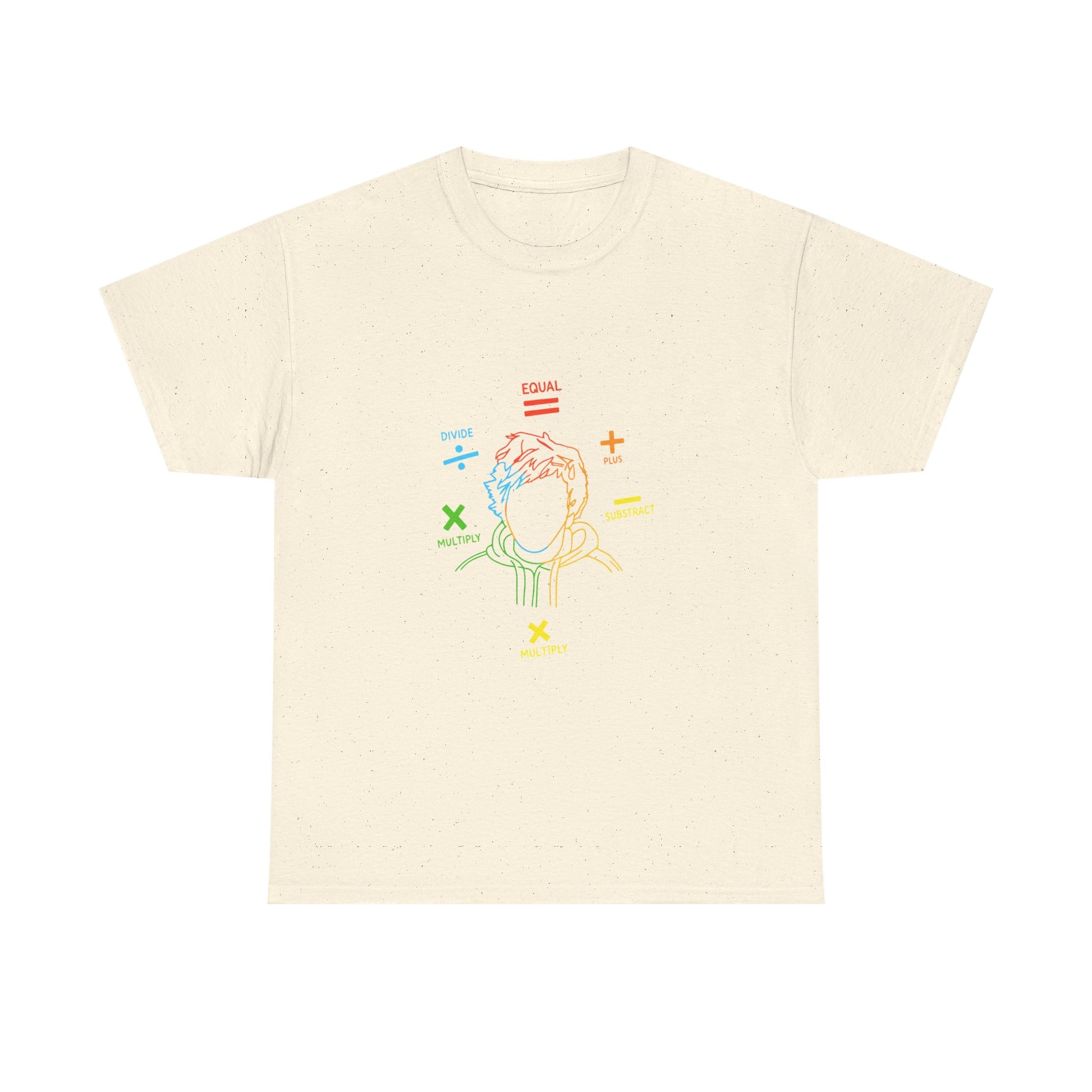 Minimalist Divide Symbol with Brush Unisex Heavy Cotton Tee Printify