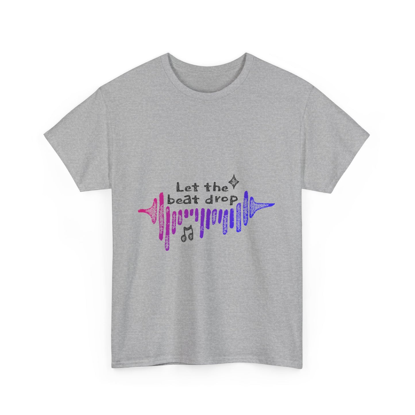 Bold Beats Visualizer Unisex Heavy cotton tee Printify