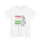 White Paw Print Unisex Heavy Cotton Tee Printify