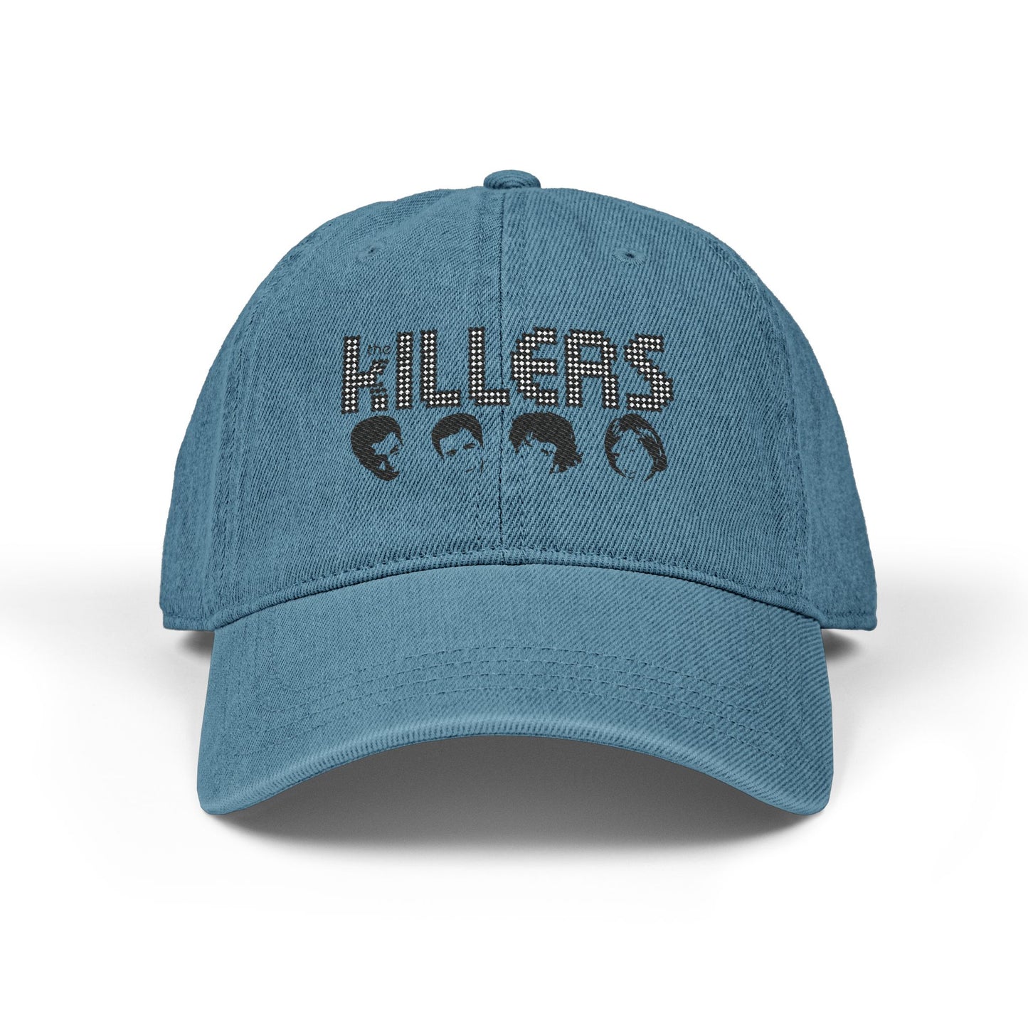 Diamond Dot Retro Denim Hat (Embroidery) - snazzymerch