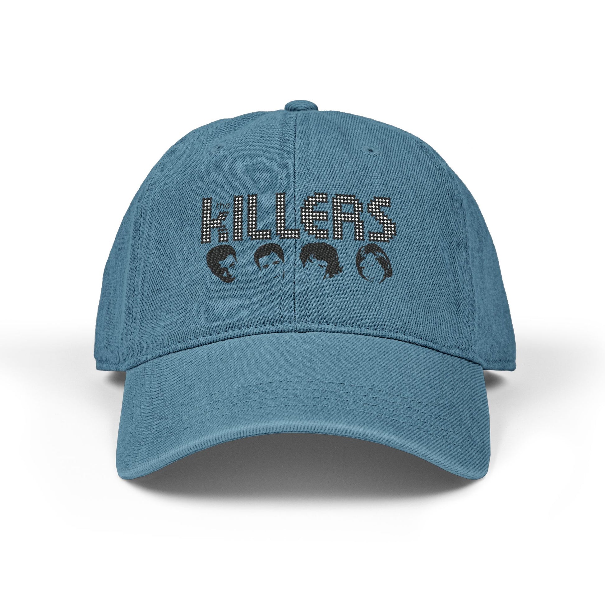 Diamond Dot Retro Denim Hat (Embroidery) - snazzymerch