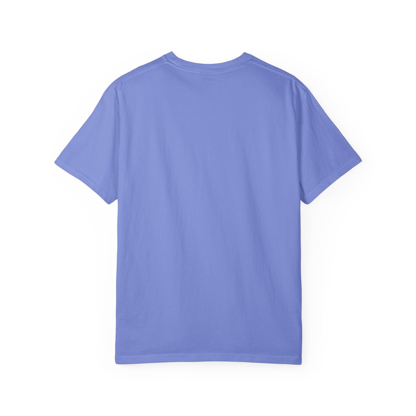 Blue Quote Circle Unisex Garment-Dyed T-shirt - snazzymerch