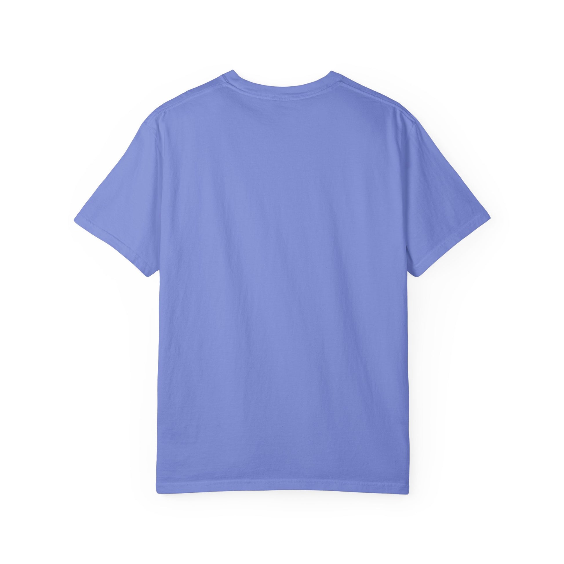 Blue Quote Circle Unisex Garment-Dyed T-shirt - snazzymerch