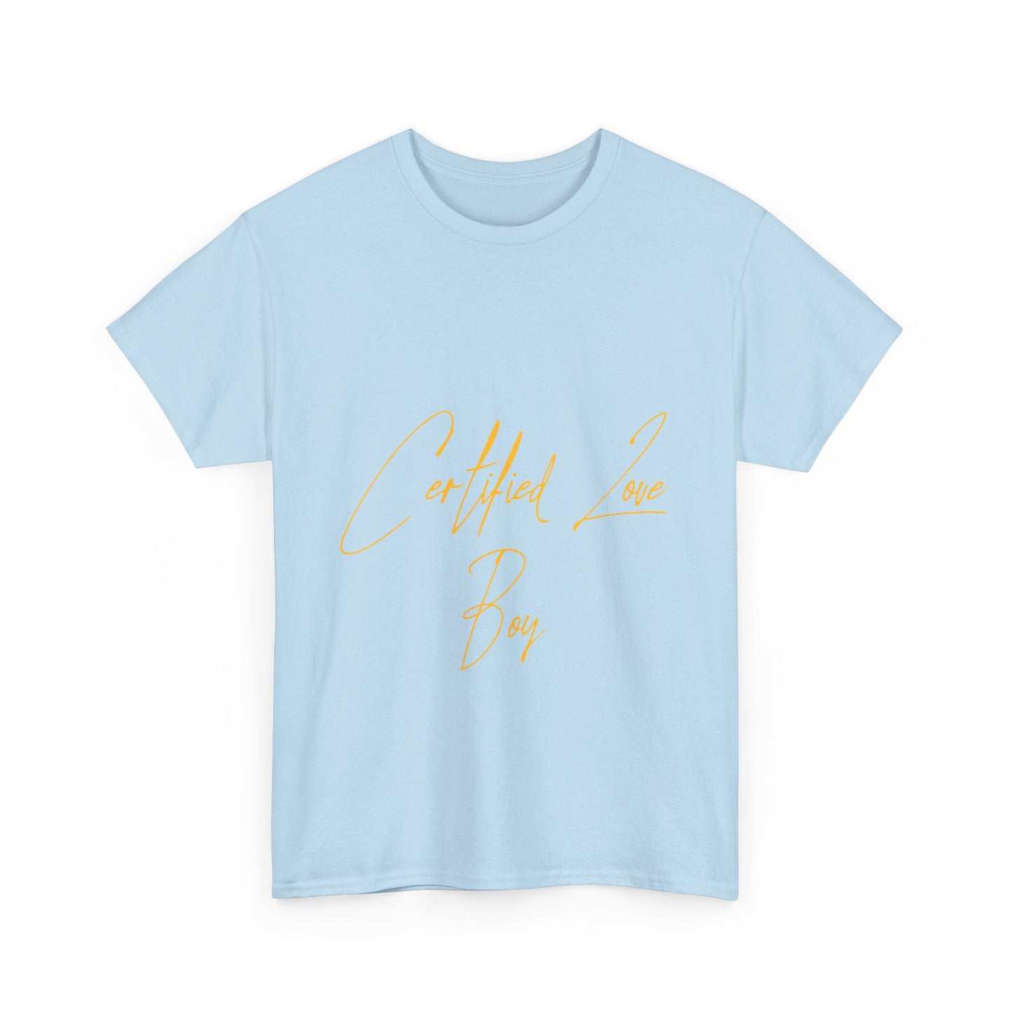 Certified Lover Boy Script Heavy Cotton Tee Printify