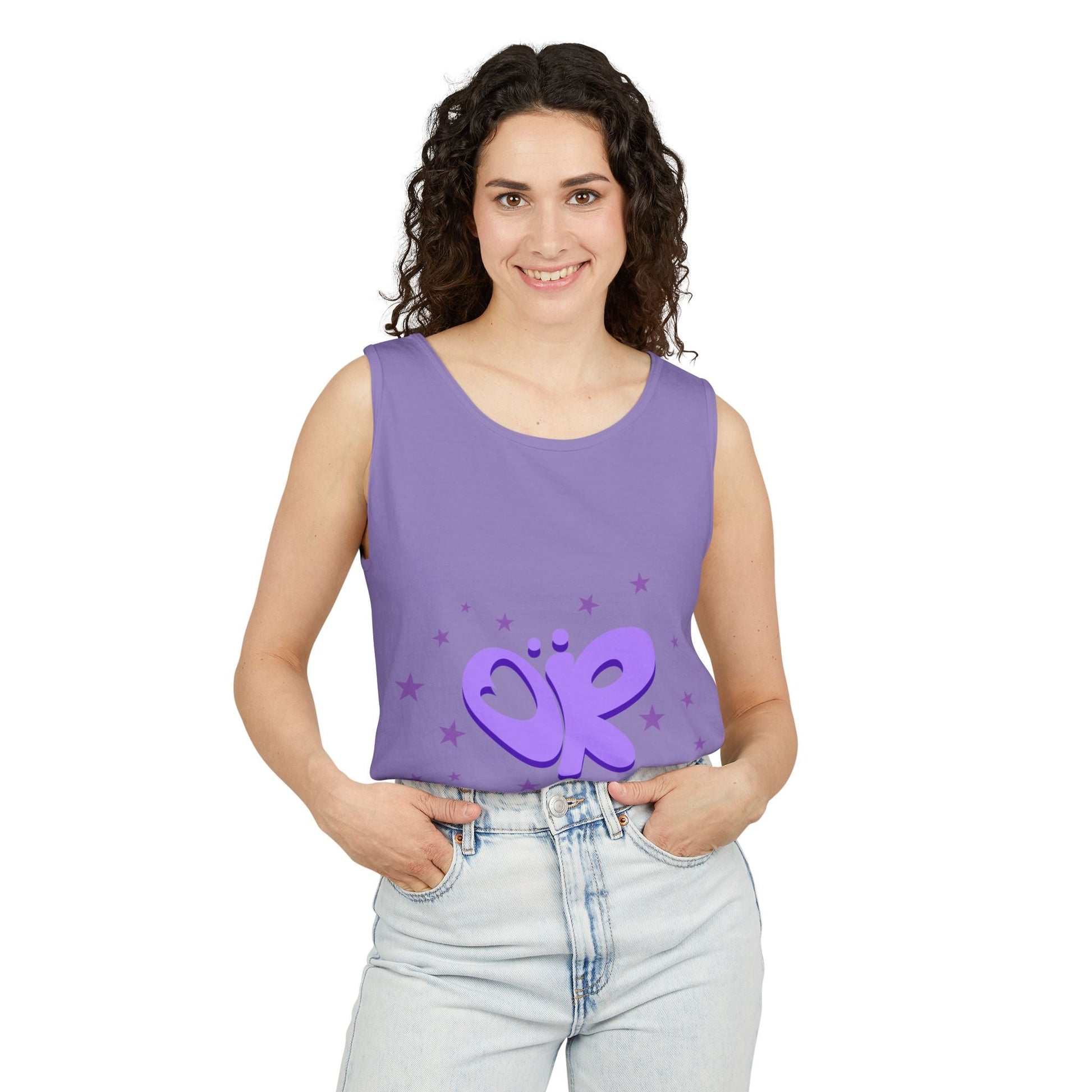 OR Graffiti Starburst-Dyed Tank Top Printify