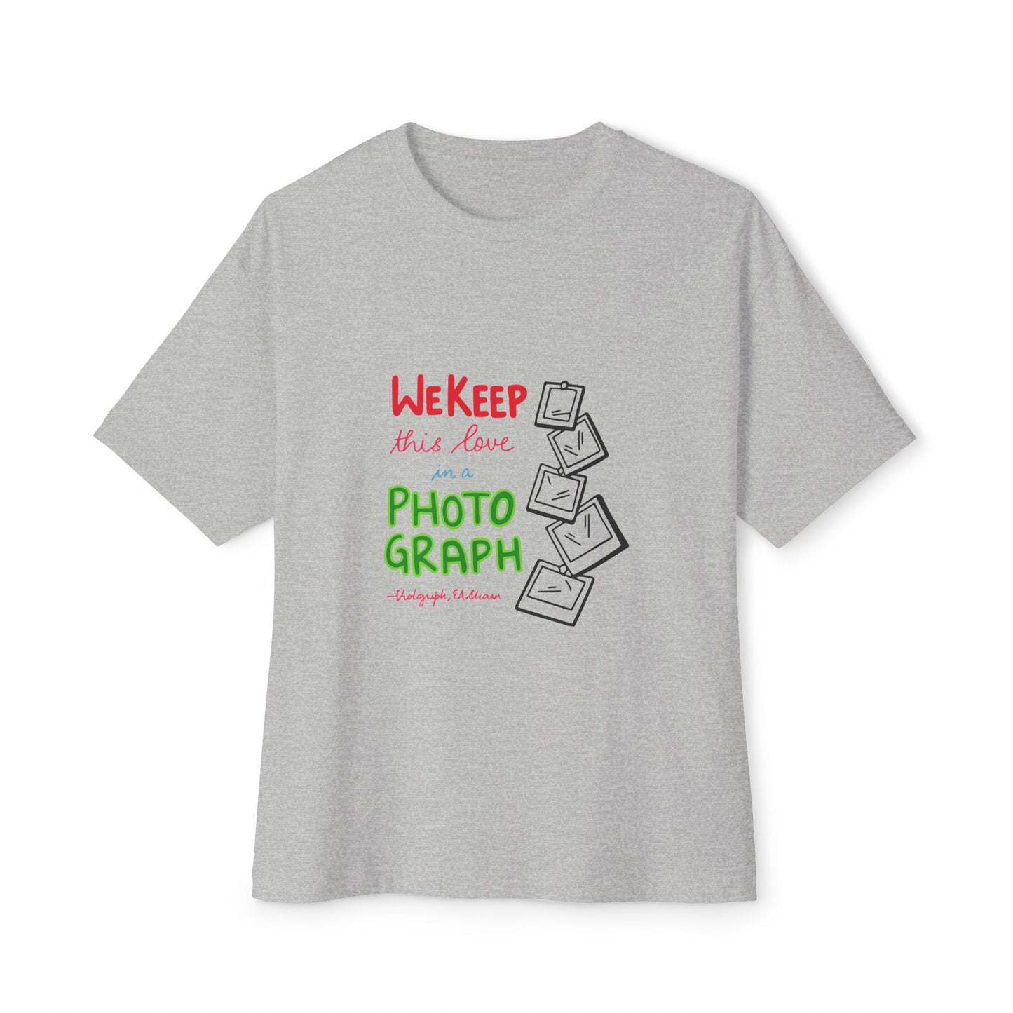White Paw Print Oversized Boxy Tee Printify
