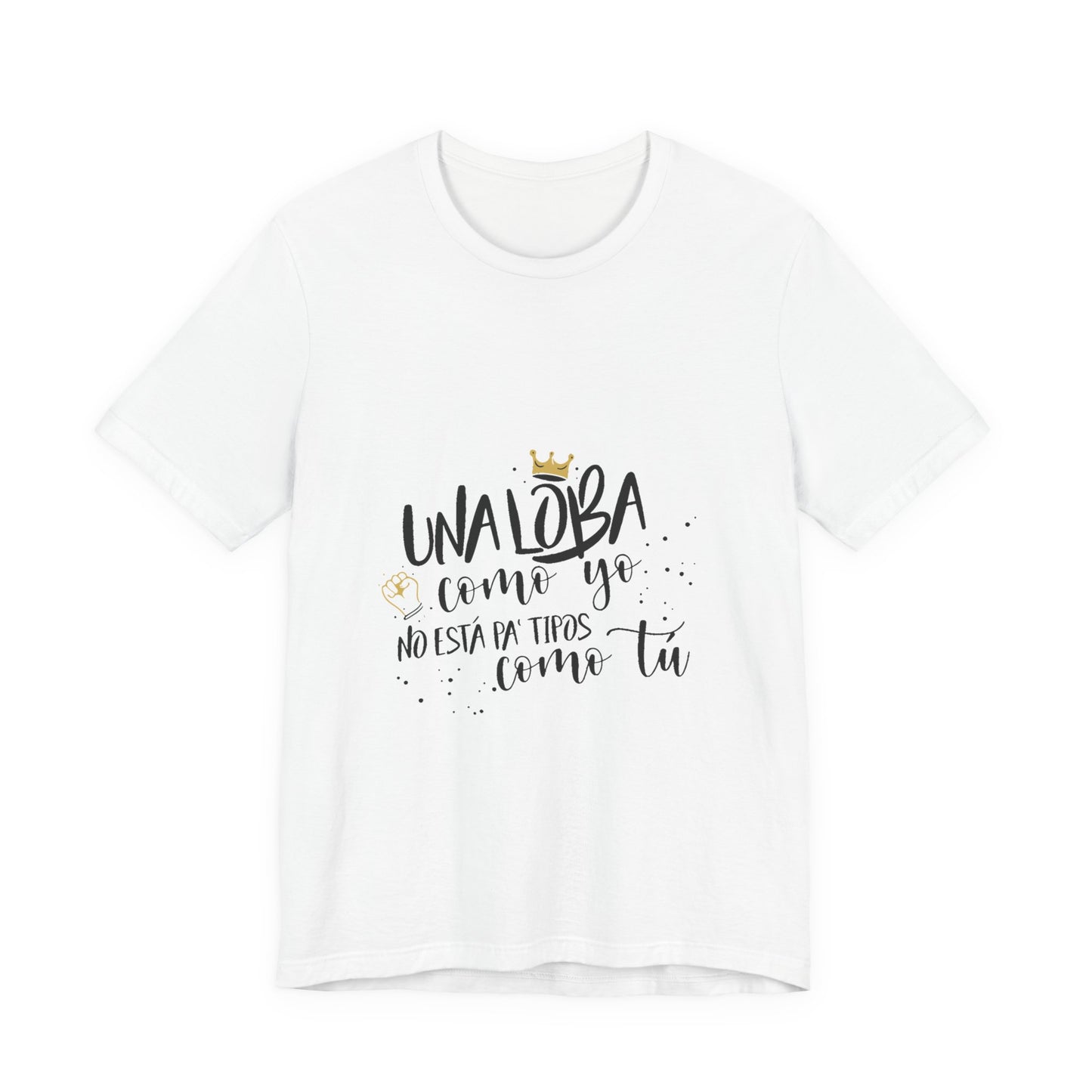 Golden Wolf Energy Unisex jersey short sleeve tee Printify