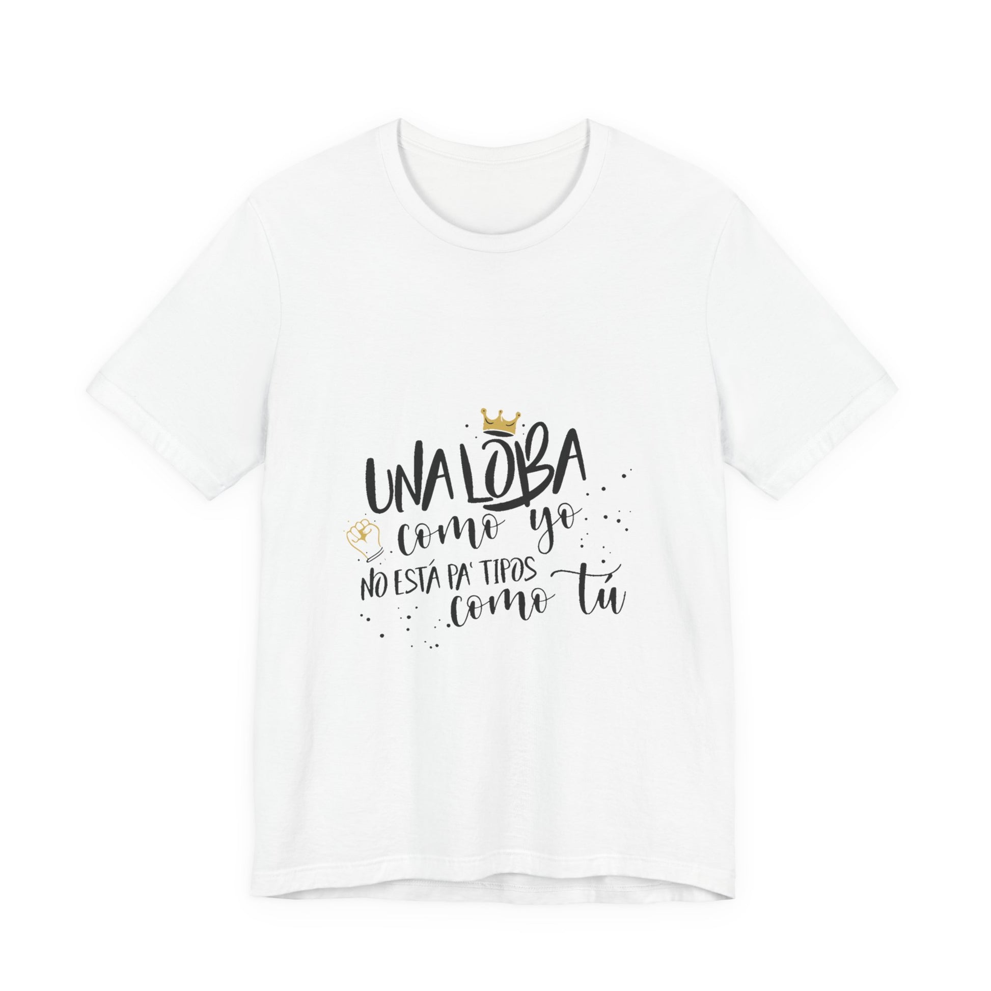 Golden Wolf Energy Unisex jersey short sleeve tee Printify