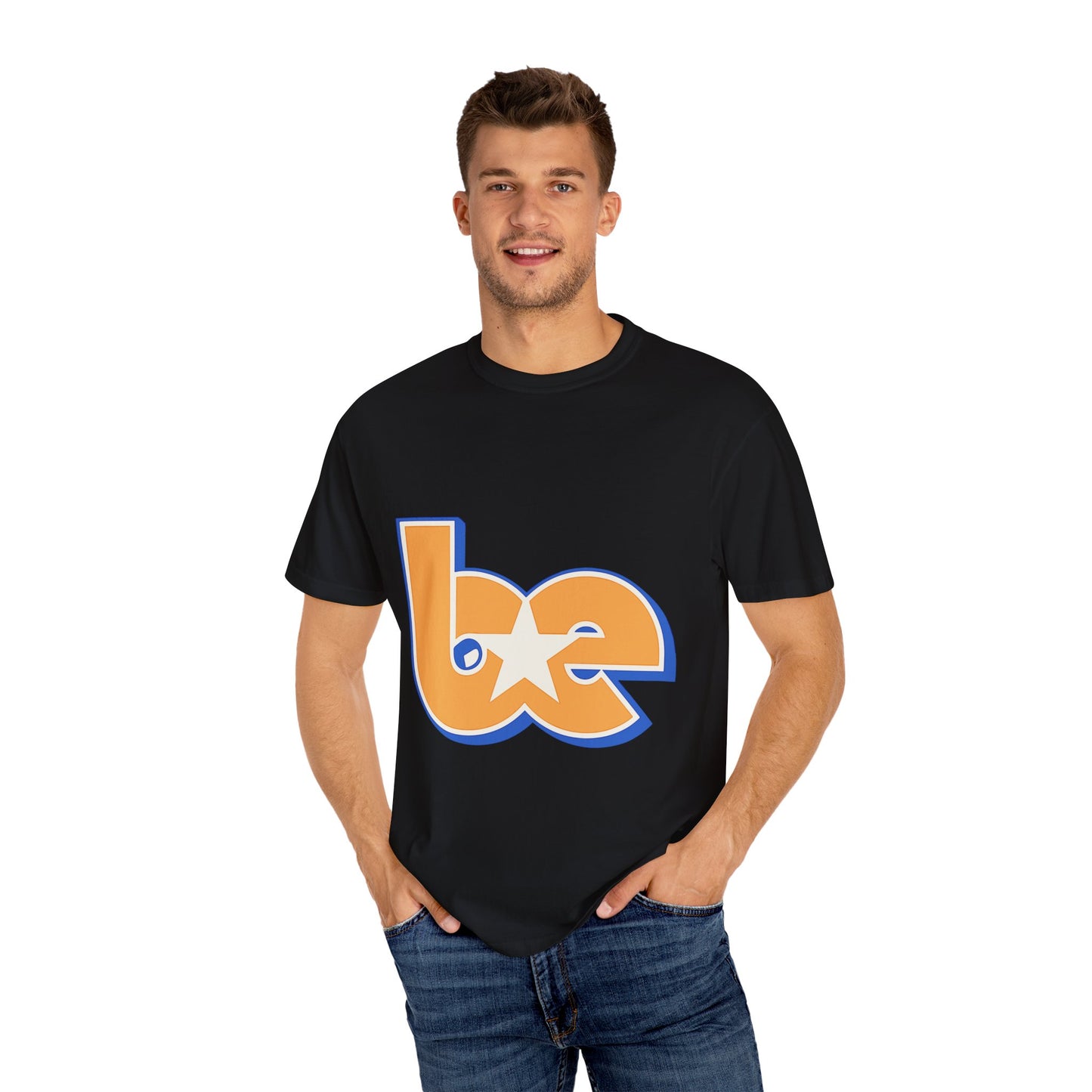 Billie Eilish Inspired Dyed T-shirt – BE Star Retro Edition Printify