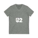 Classic Rock-Inspired Unisex Jersey Short Sleeve V-Neck Tee - snazzymerch