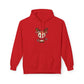 Cute Christmas Reindeer Fleece Hoodie – Holiday Edition Printify