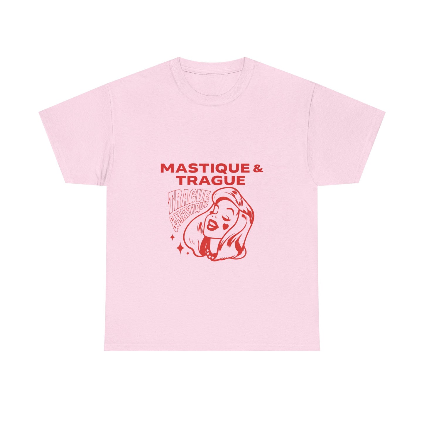 Fierce Femme in Red Unisex Heavy cotton tee Printify