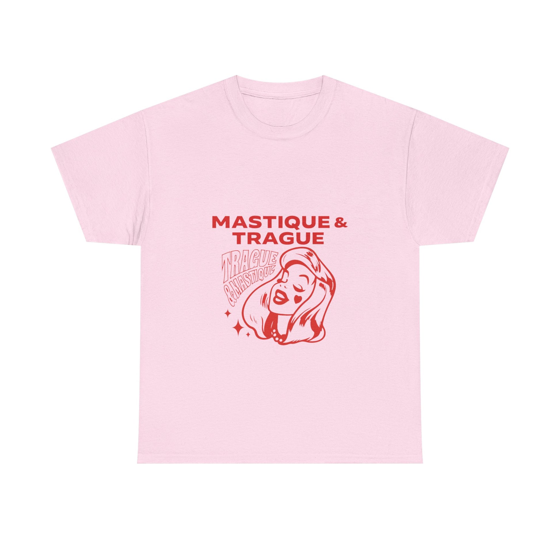 Fierce Femme in Red Unisex Heavy cotton tee Printify