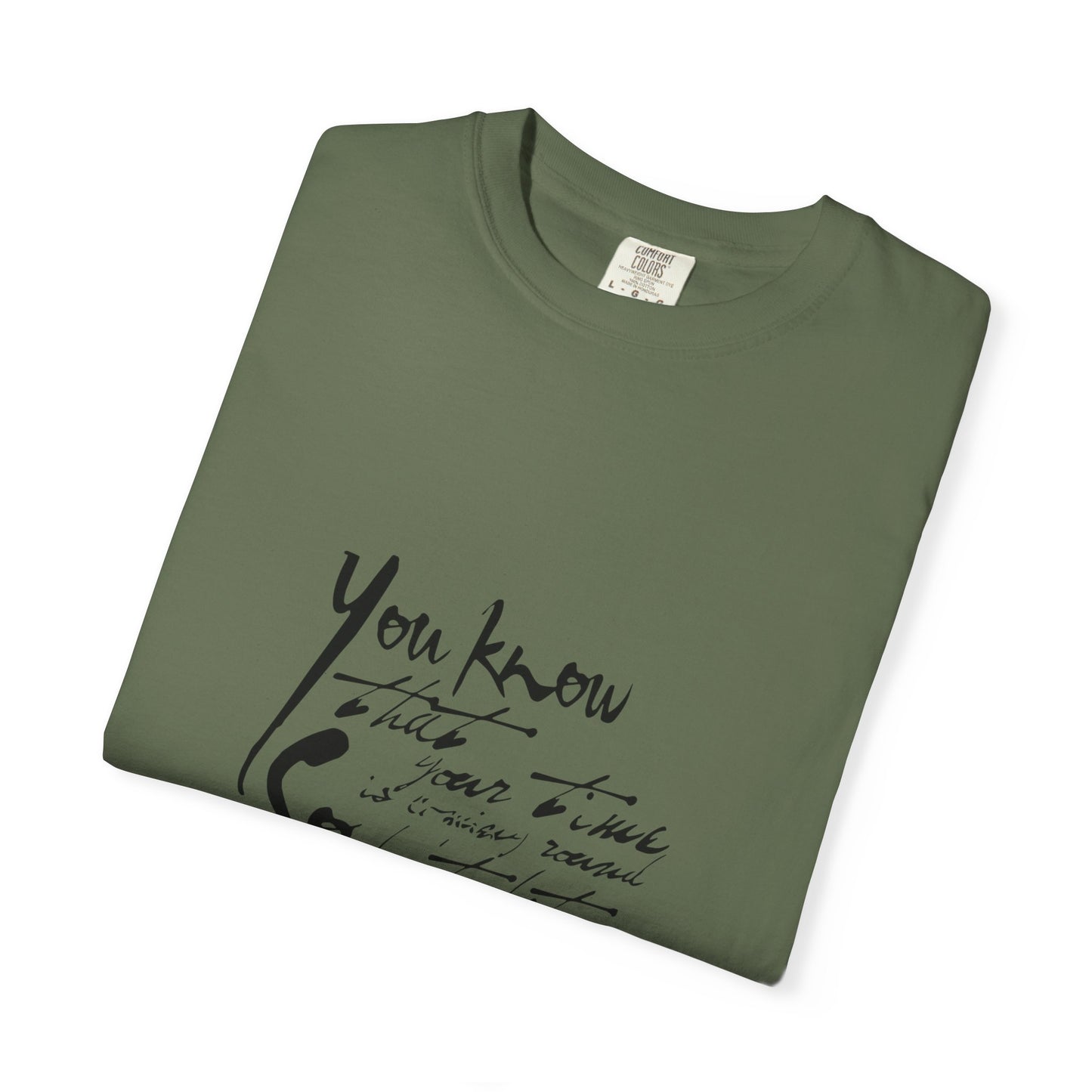Bold Outline Logo Unisex Garment-Dyed T-shirt - snazzymerch