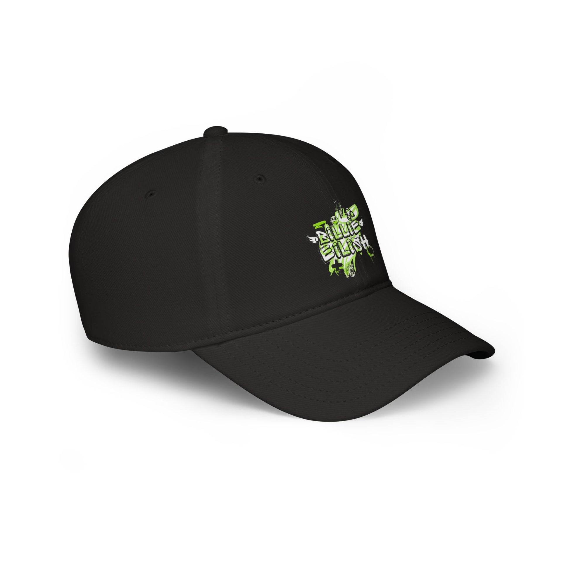 Billie Eilish Inspired Baseball Cap – Grunge Angel Graffiti Edition Printify