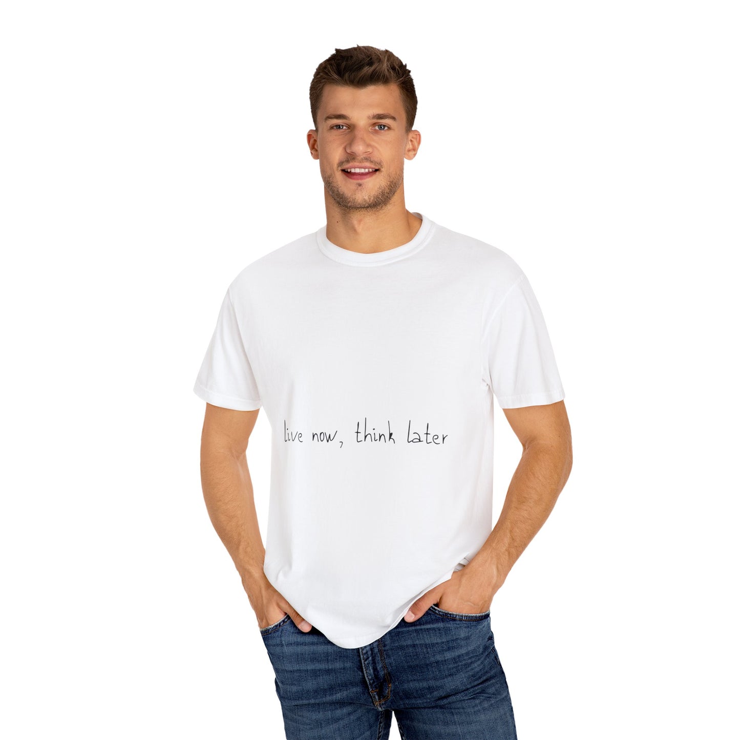 Retro Heart & Self Love Unisex Garment-Dyed T-shirt - snazzymerch