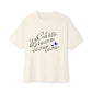 Heart Team Graphic Unisex oversized Boxy Tee - snazzymerch