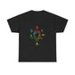 Minimalist Divide Symbol with Brush Unisex Heavy Cotton Tee Printify