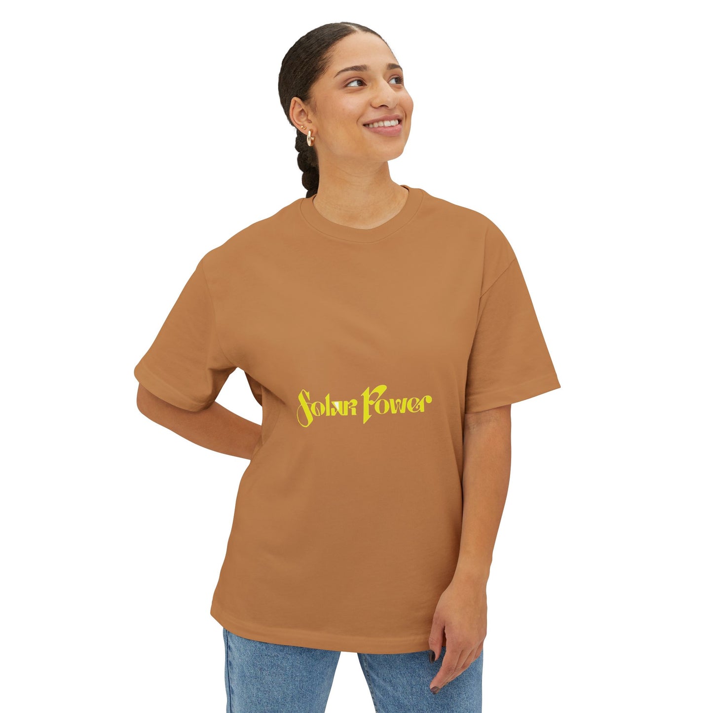 Solar Glow Unisex Oversized Boxy Tee - snazzymerch