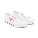 California Script – Unisex Low Top Sneakers Printify