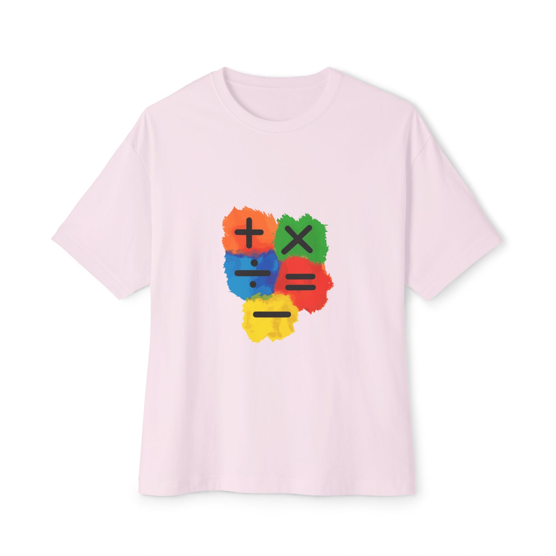 Copy of Copy of Copy of  Orange Divide Symbol Oversized Boxy Tee Printify