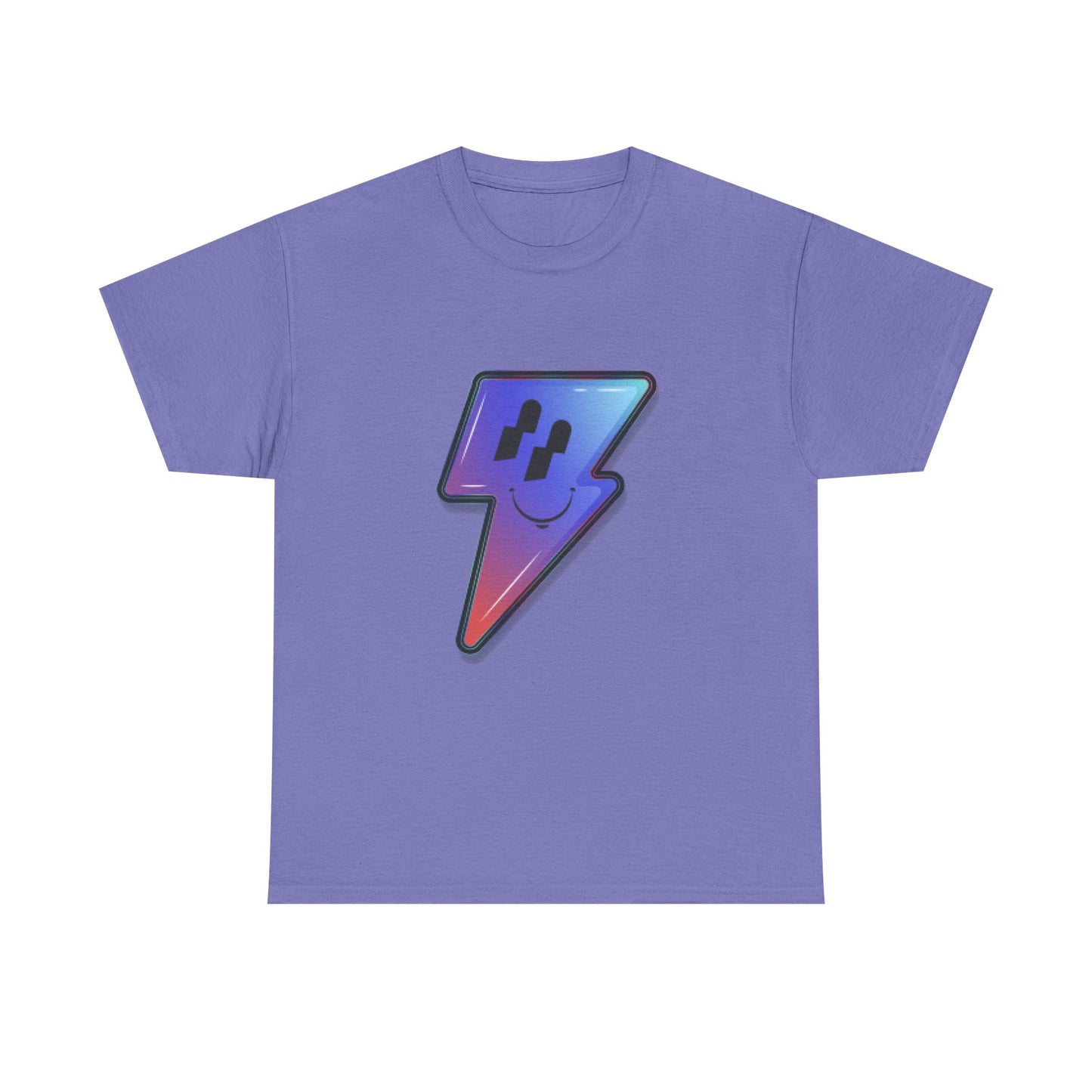 Smiley Charge Pop Unisex Heavy cotton tee Printify