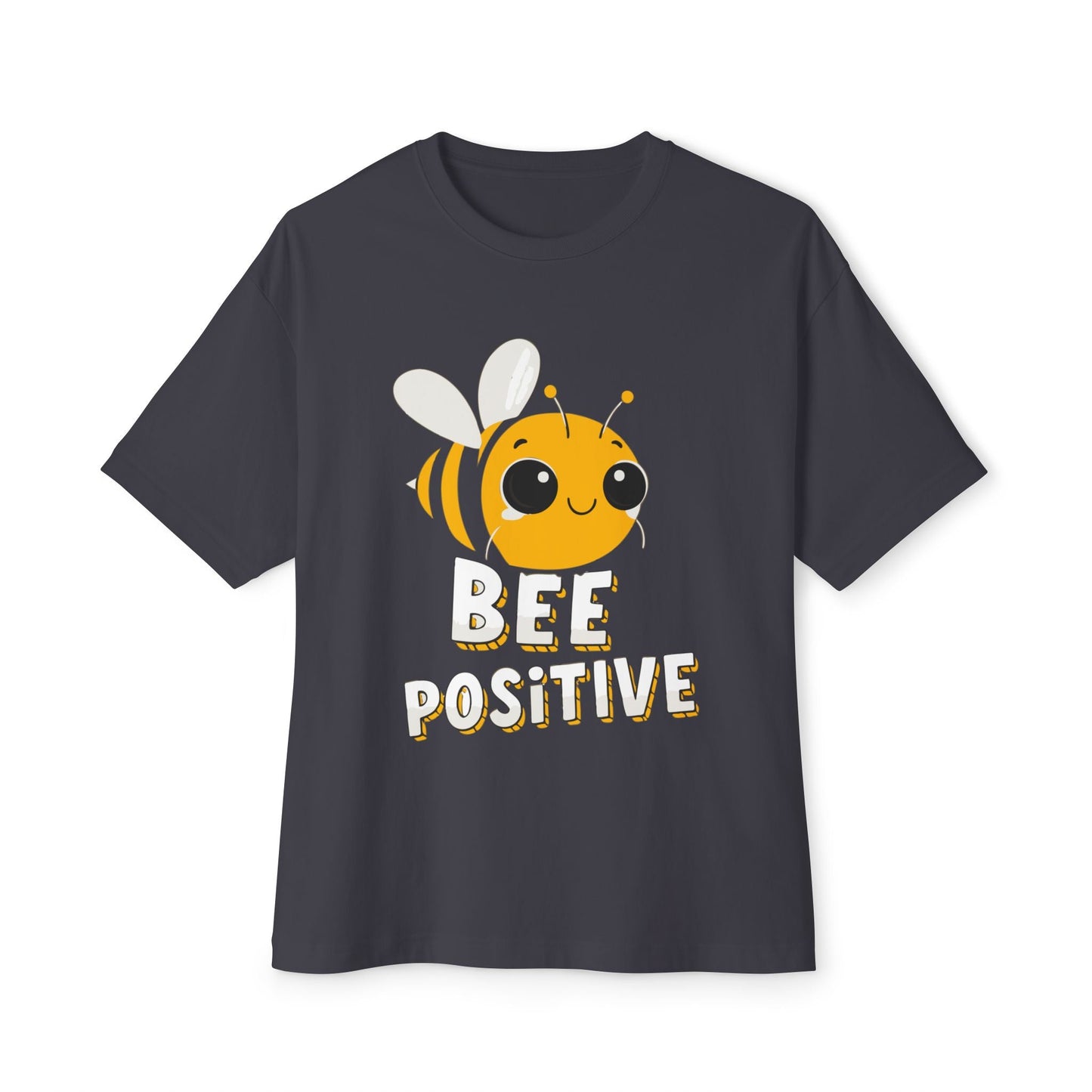 Oversized boxy Tee – Snazzy Bee positive Edition Printify