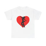 Heart & Cowgirl Unisex Heavy Cotton Tee - snazzymerch