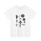 Ocean Wave with Heart Outline Unisex Heavy Cotton Tee Printify