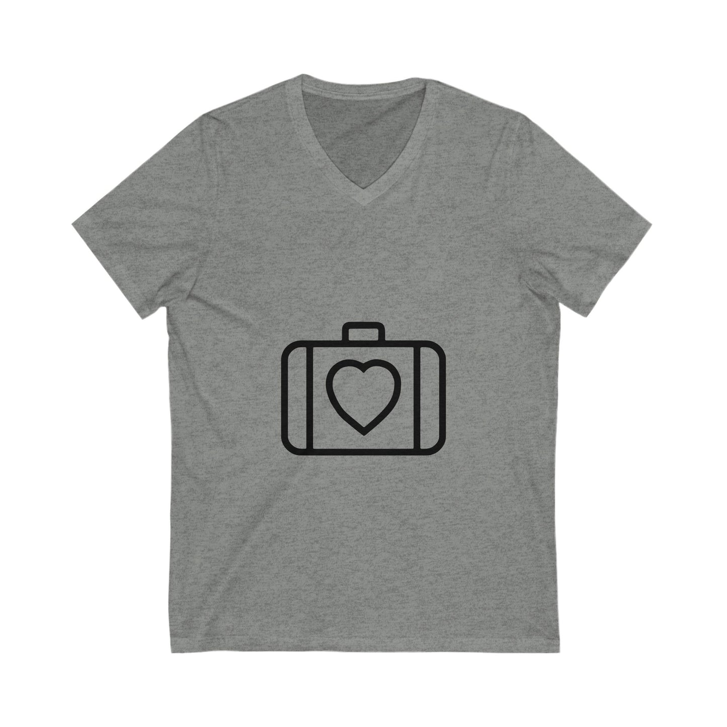 Retro Band Graphic Unisex Jersey Short Sleeve V-Neck Tee - snazzymerch
