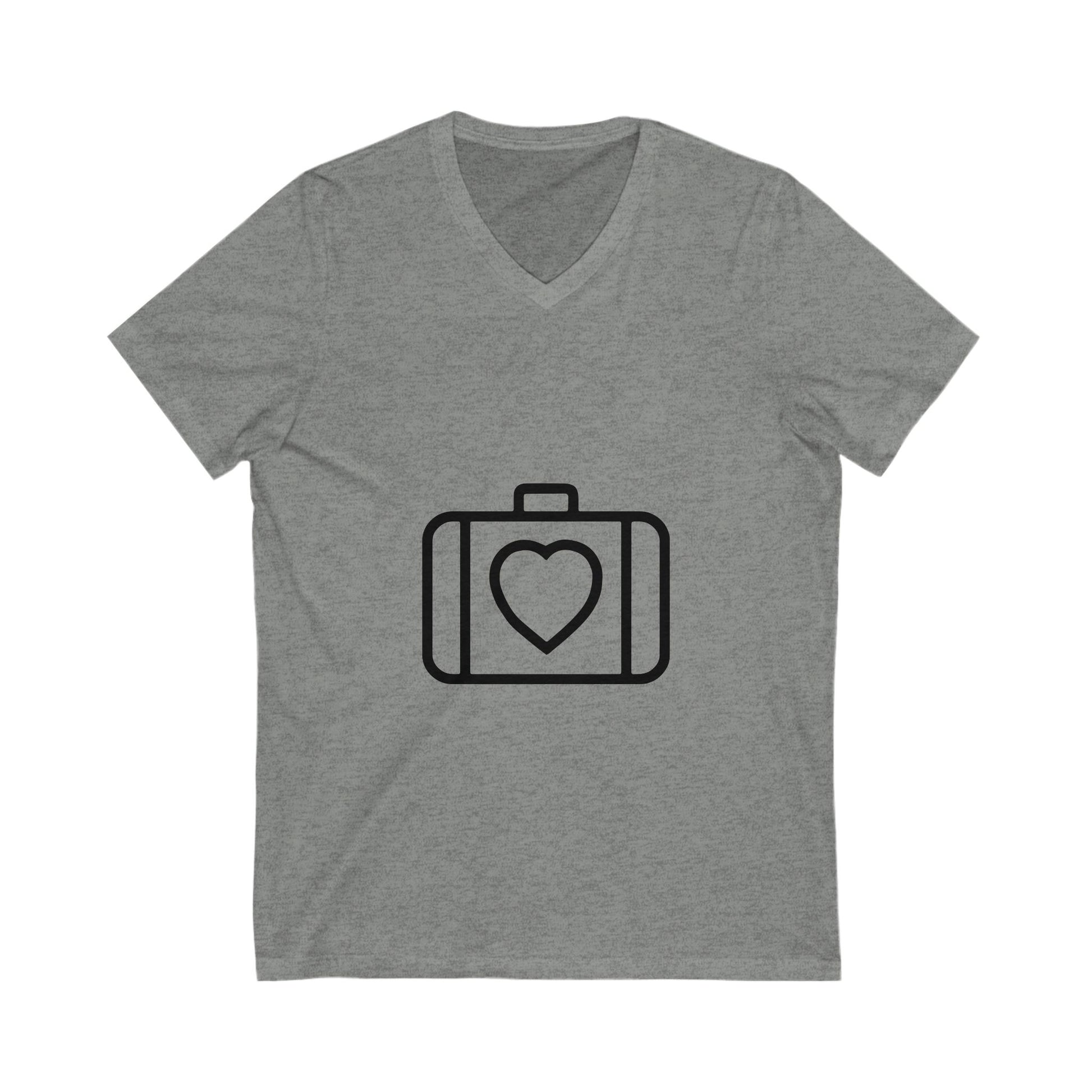 Retro Band Graphic Unisex Jersey Short Sleeve V-Neck Tee - snazzymerch