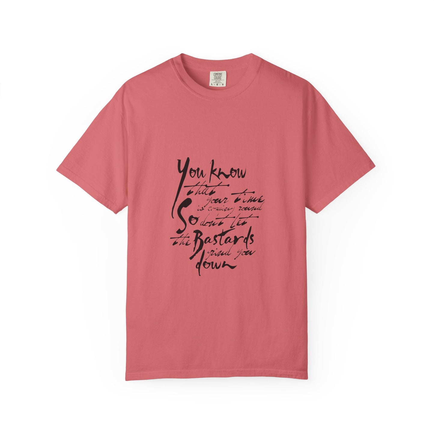 Bold Outline Logo Unisex Garment-Dyed T-shirt - snazzymerch