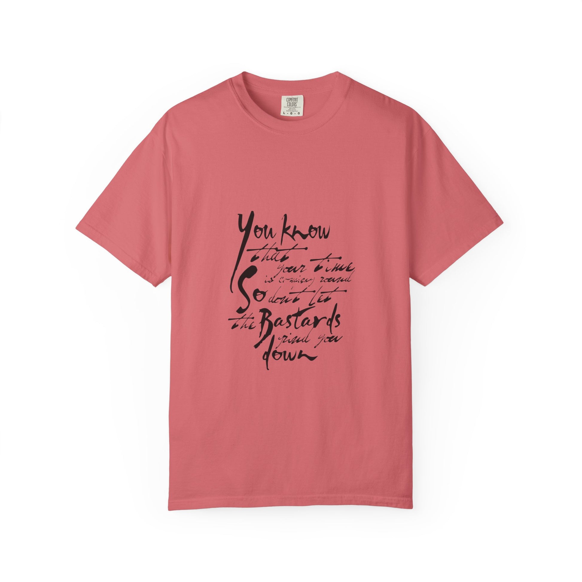 Bold Outline Logo Unisex Garment-Dyed T-shirt - snazzymerch